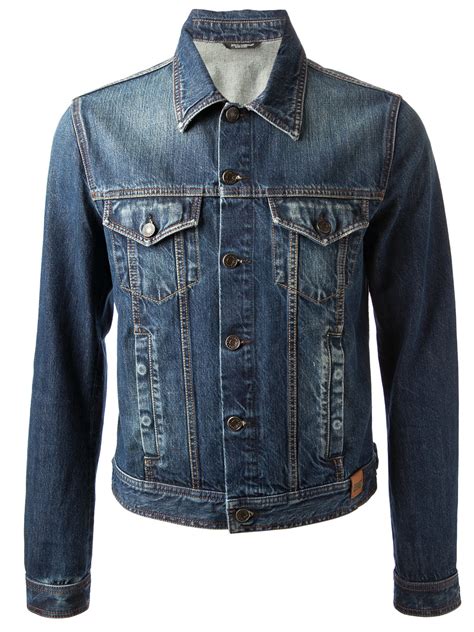 dolce gabbana denim jacket|Dolce & Gabbana jacket men's sale.